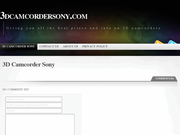 www.3dcamcordersony.com