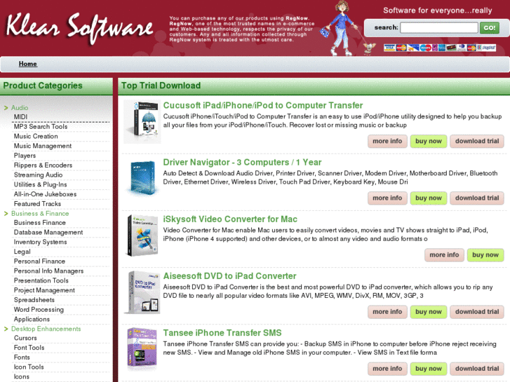 www.klearsoftware.com