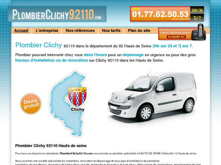 www.plombierclichy92110.com