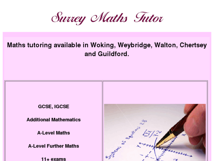 www.surreymathstutor.com