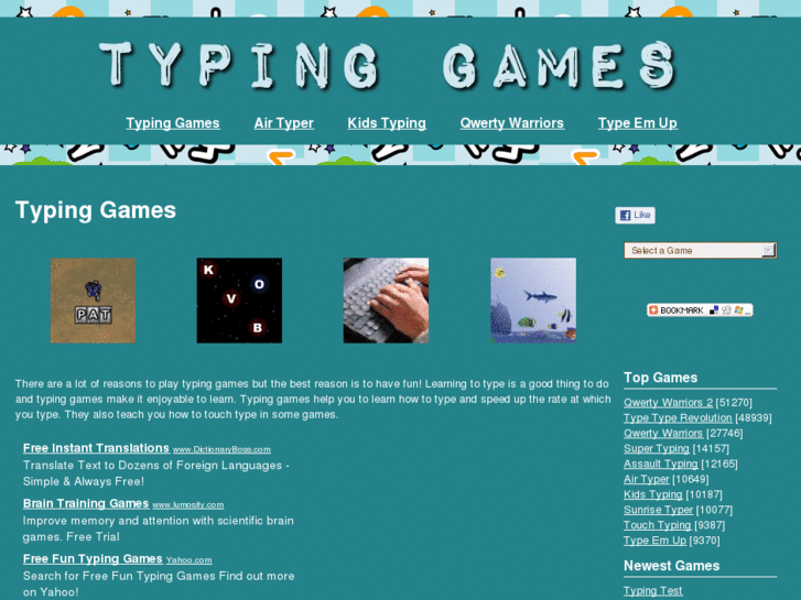 www.typinggames.biz