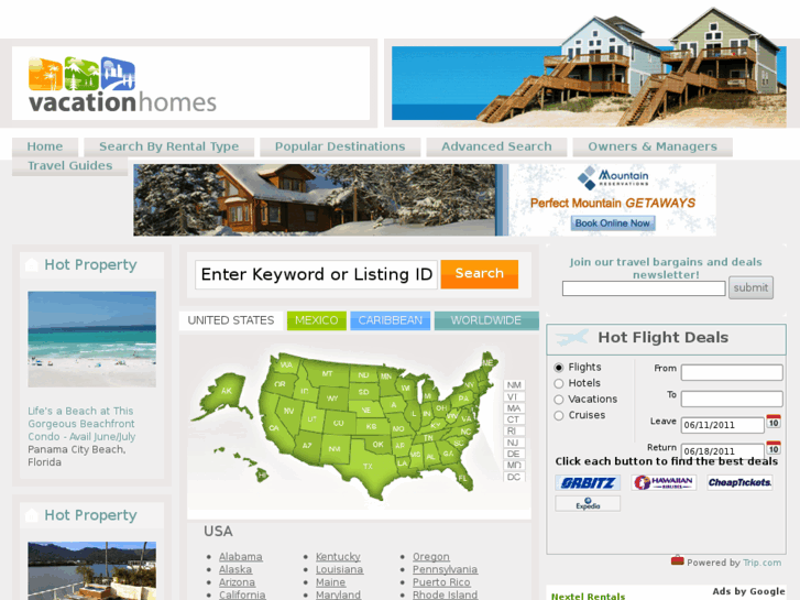 www.vacationhomes.com