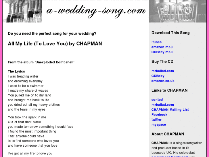 www.a-wedding-song.com