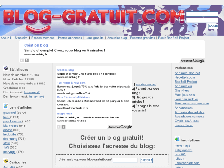 www.blog-gratuit.com