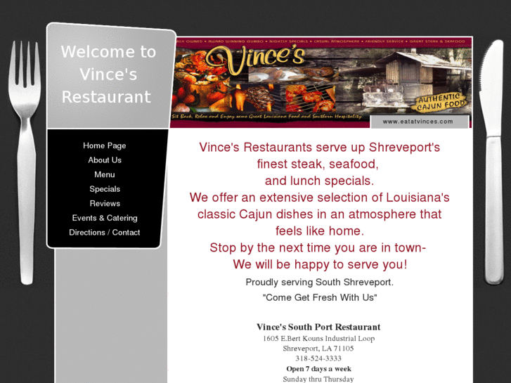 www.eatatvinces.com