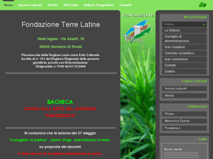 www.fondazioneterrelatine.it