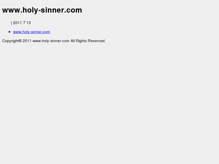 www.holy-sinner.com