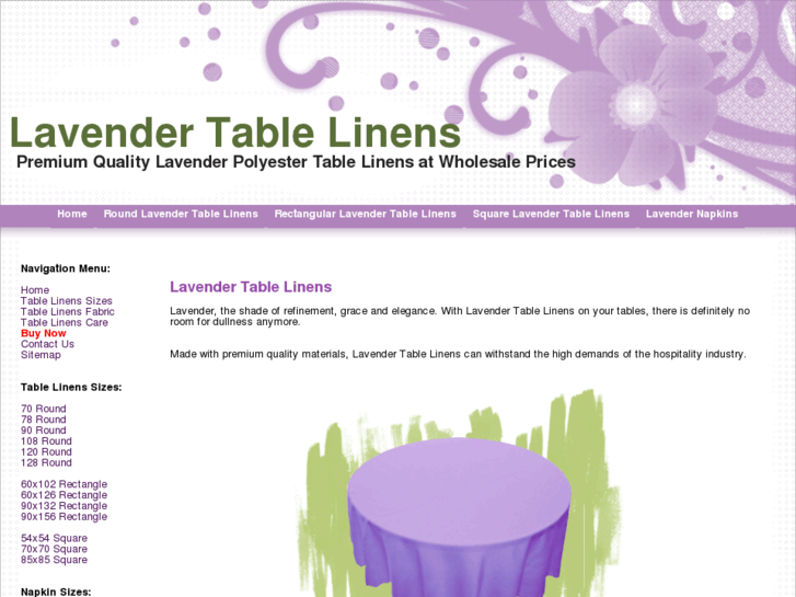 www.lavendertablelinens.com