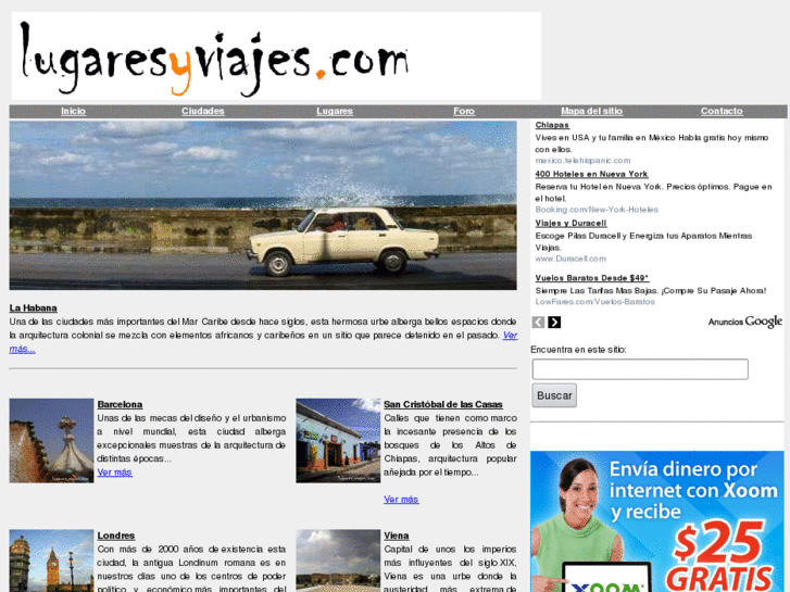 www.lugaresyviajes.com