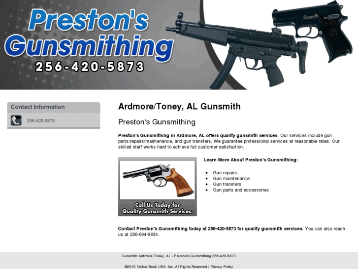 www.prestonsgunsmithingal.com