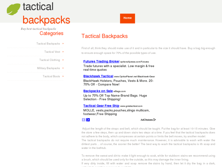 www.tacticalbackpacks.org