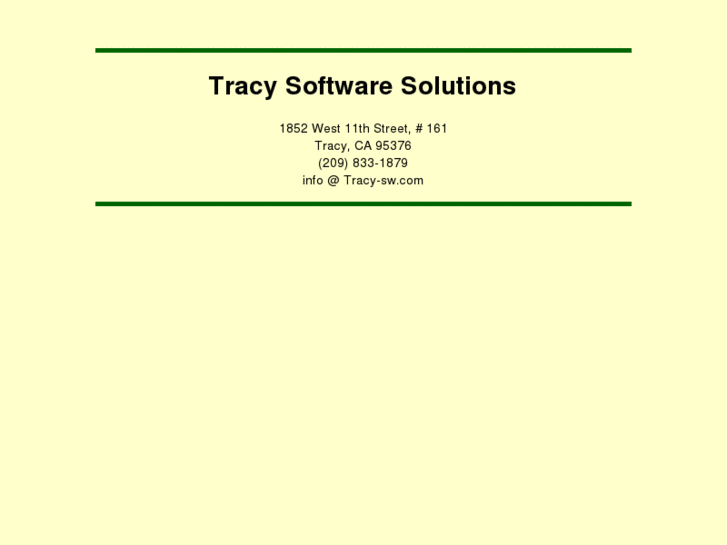 www.tracy-software-solutions.net