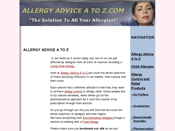 www.allergyadviceatoz.com