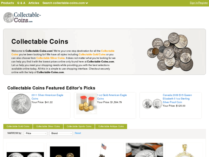 www.collectable-coins.com