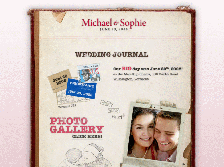 www.michaelandsophie.com