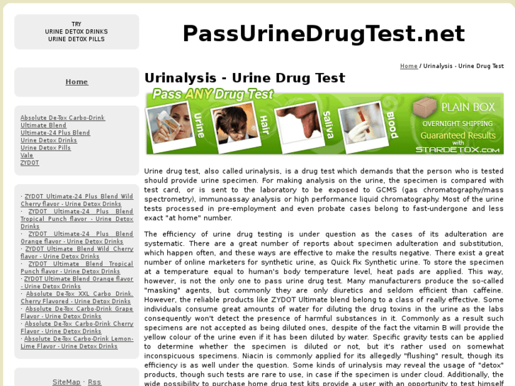 www.passurinedrugtest.net