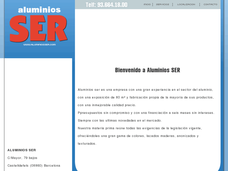 www.aluminiosser.es