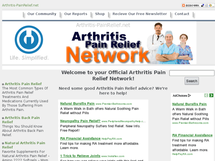 www.arthritis-painrelief.net