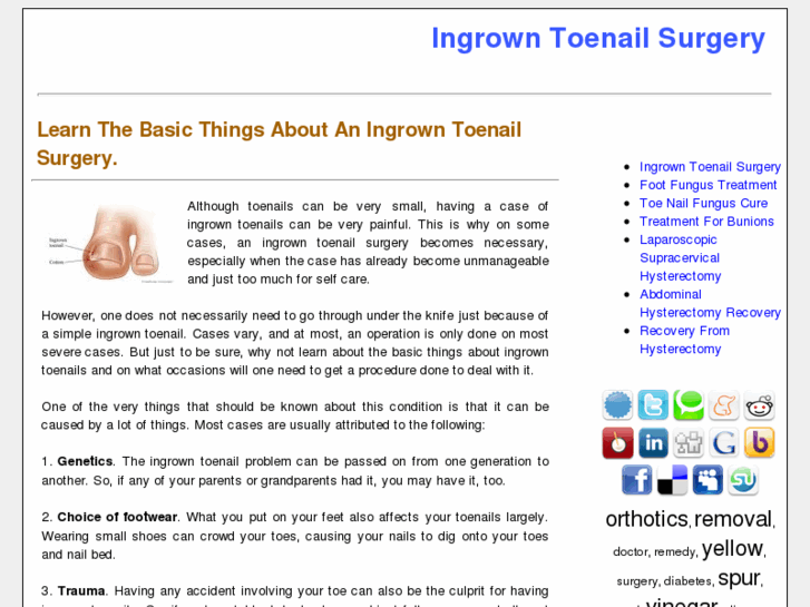 www.ingrown-toenail-surgery.com