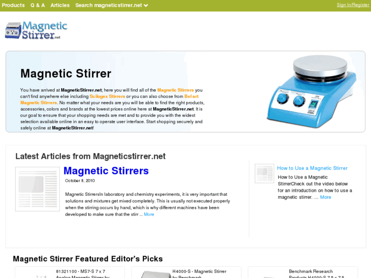 www.magneticstirrer.net