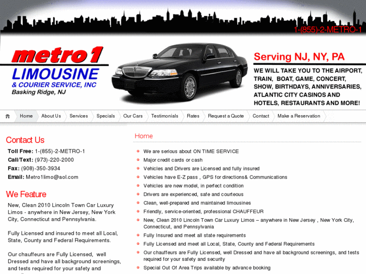 www.metro1limo.com