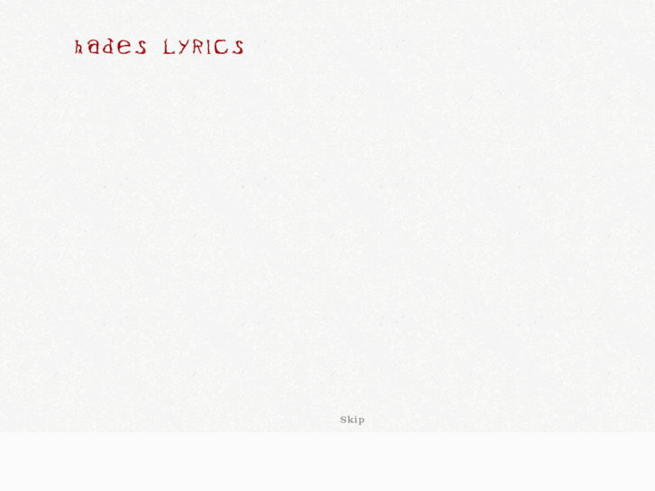www.hades-lyrics.de