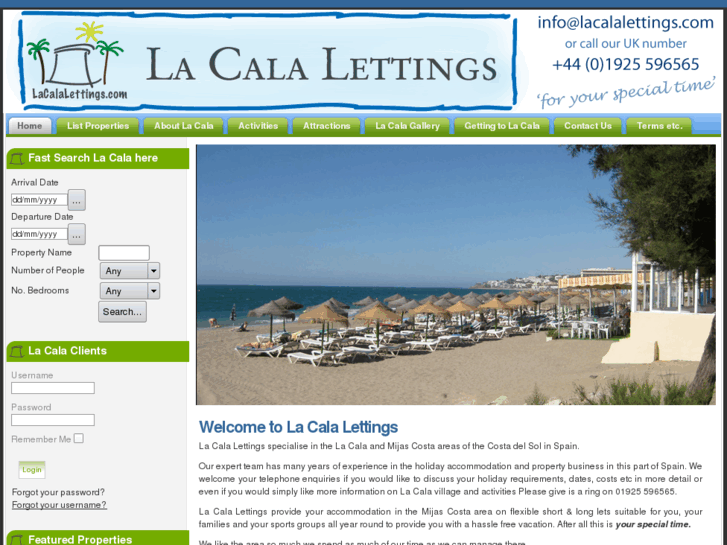 www.lacalalettings.com