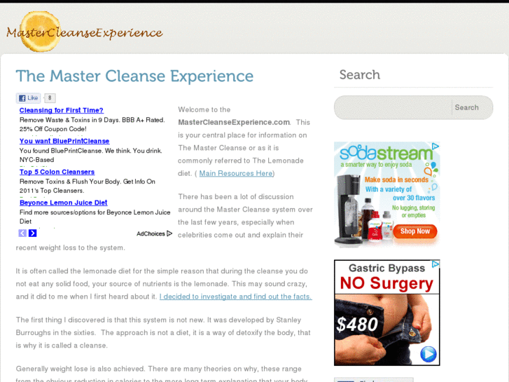 www.mastercleanseexperience.com