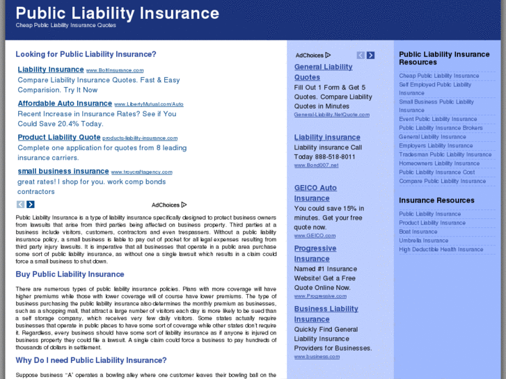 www.publicliabilityinsuranceco.com