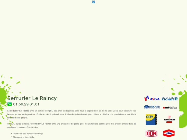 www.serrurier-le-raincy.net