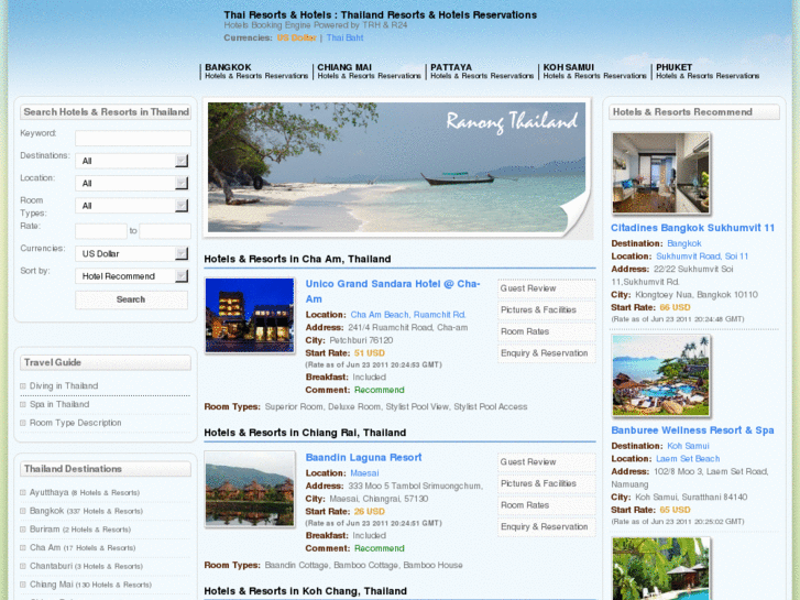 www.thairesorts-hotels.com