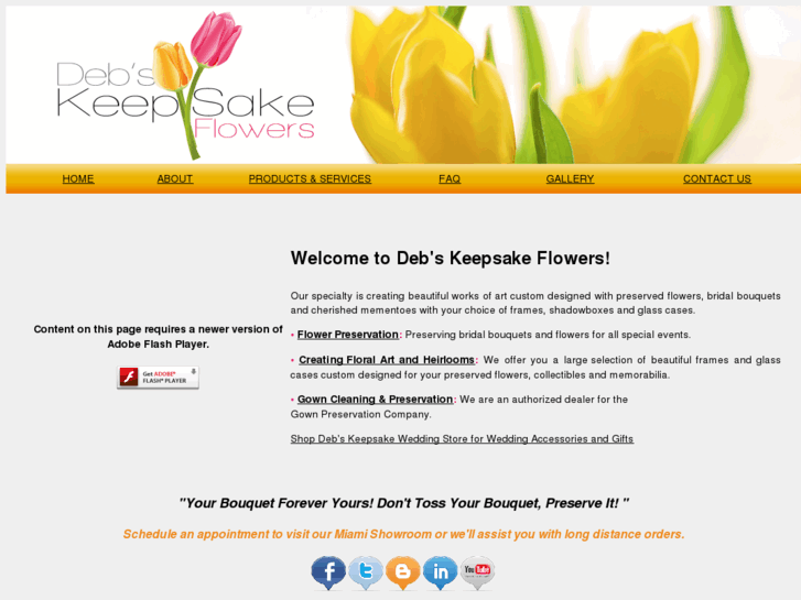 www.debskeepsakeflowers.com