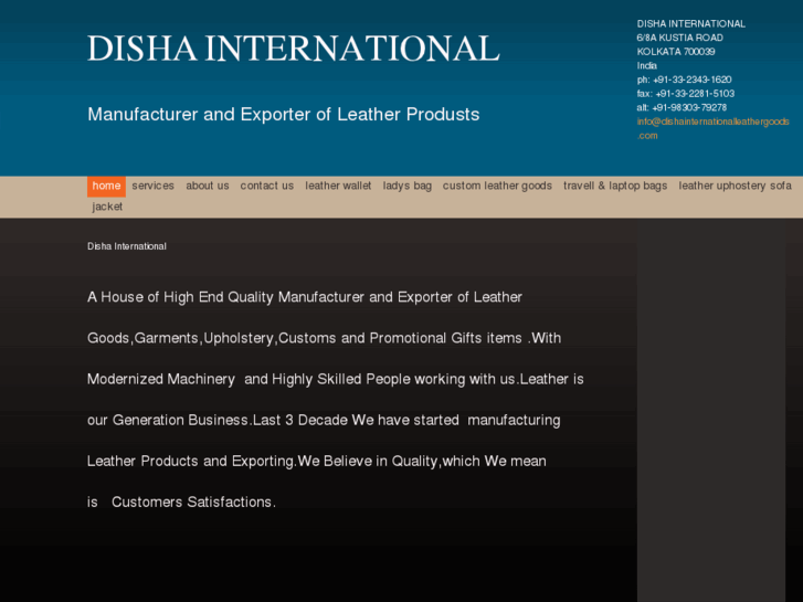 www.dishainternationalleathergoods.com