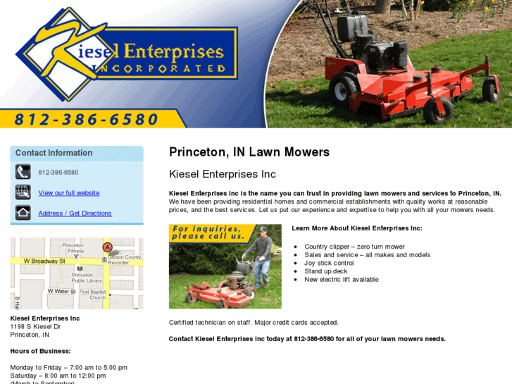 www.evansvillelawnmower.com