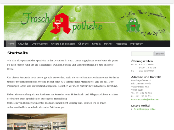 www.frosch-apotheke.com