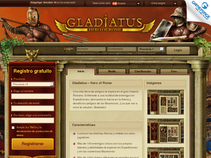 www.gladiatus.es