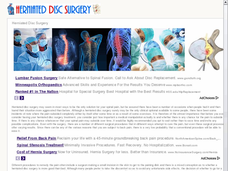www.herniateddiscsurgery.net