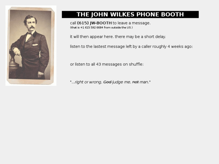 www.johnwilkesphonebooth.com