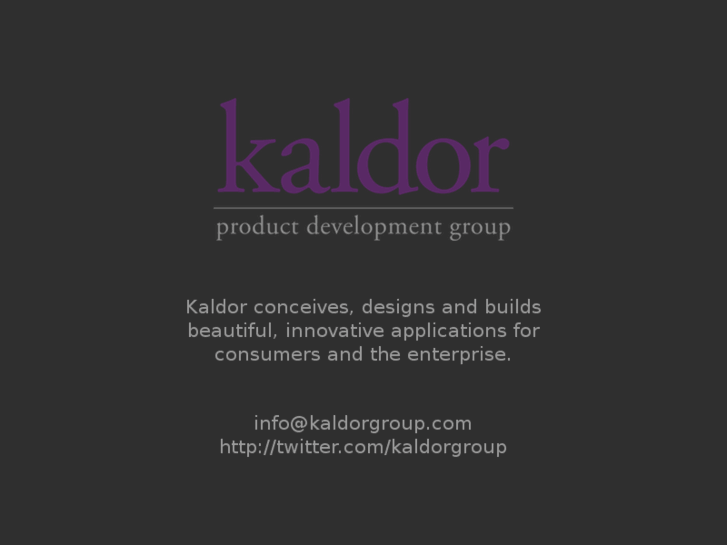 www.kaldorgroup.com