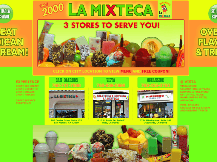 www.lamixteca-icecream.com