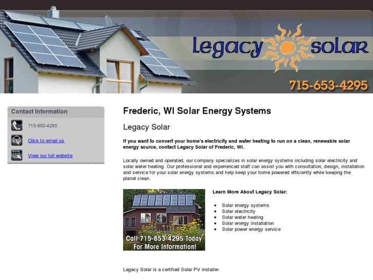 www.legacysolarfrederic.com