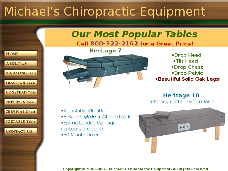 www.michaelschiroequip.com