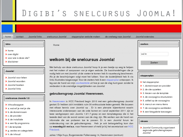 www.snelcursusjoomla.nl