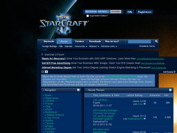 www.starcraft-2-forum.de