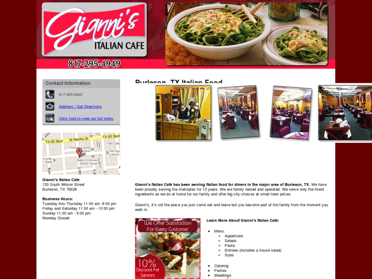 www.giannisitaliancafe.com