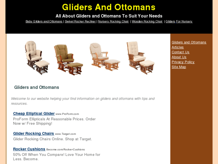 www.glidersandottomans.com