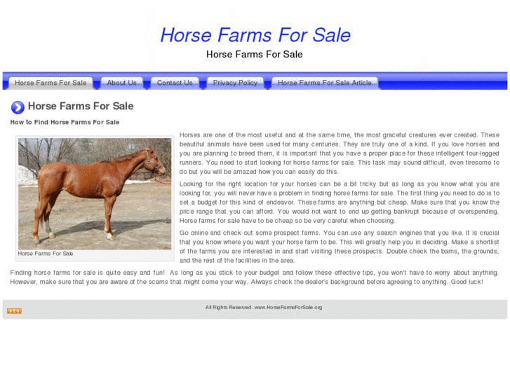 www.horsefarmsforsale.org