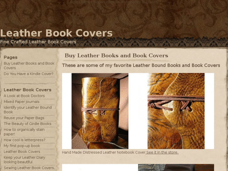 www.leatherbookcovers.biz