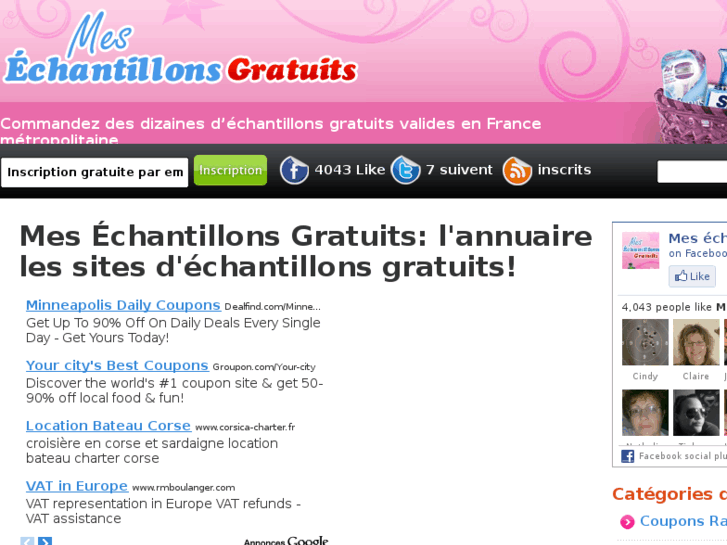 www.mesechantillonsgratuits.fr