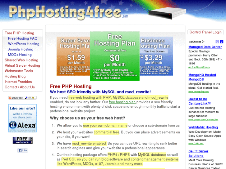 www.phphosting4free.com